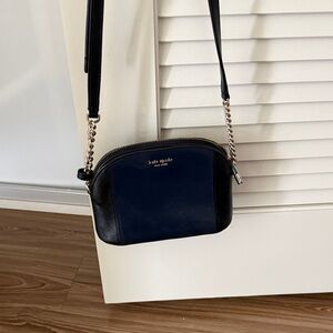 kate spade Navy and Black Two-Tone Crossbody Bag